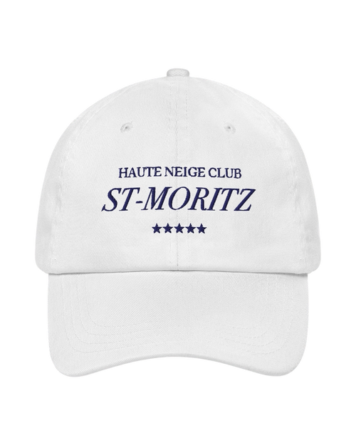 Casquette brodée ST-MORITZ
